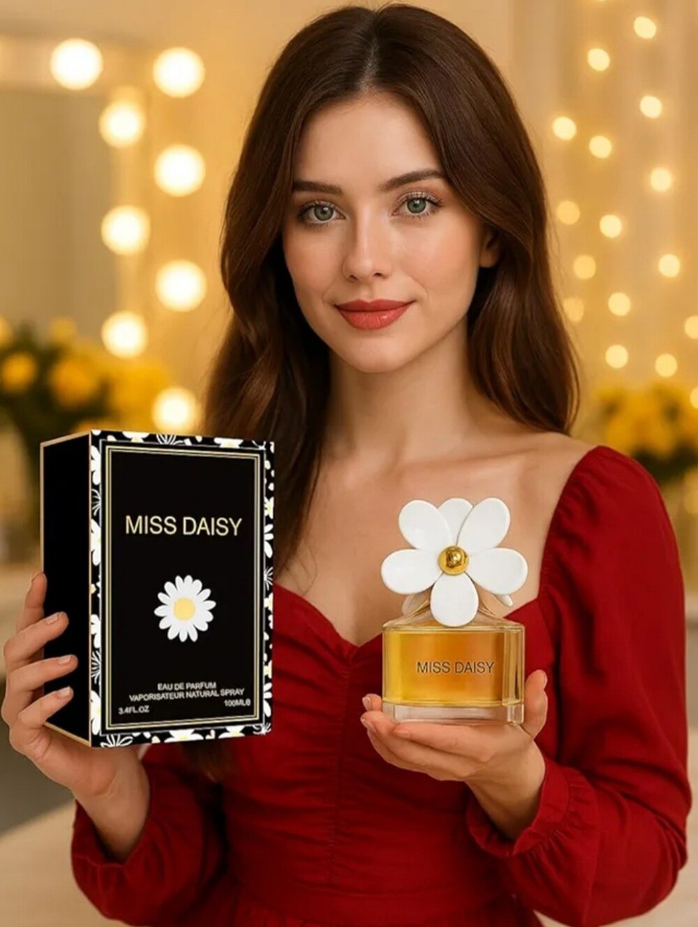 NWT 🖤💛 ZTG Fragances Women's Miss Daisy  Pour Femme Black Eau De Parfum 100 ml